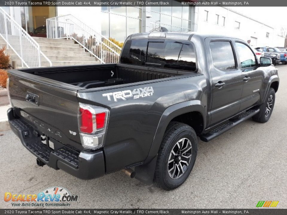 2020 Toyota Tacoma TRD Sport Double Cab 4x4 Magnetic Gray Metallic / TRD Cement/Black Photo #33