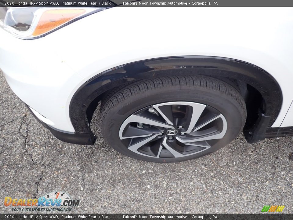2020 Honda HR-V Sport AWD Platinum White Pearl / Black Photo #8
