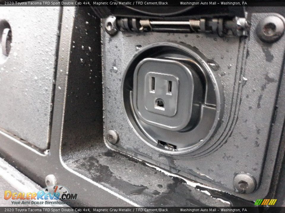 2020 Toyota Tacoma TRD Sport Double Cab 4x4 Magnetic Gray Metallic / TRD Cement/Black Photo #36