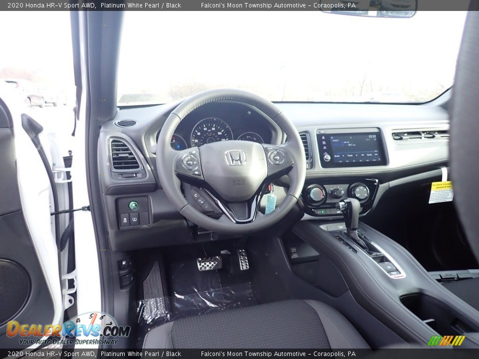 2020 Honda HR-V Sport AWD Platinum White Pearl / Black Photo #11