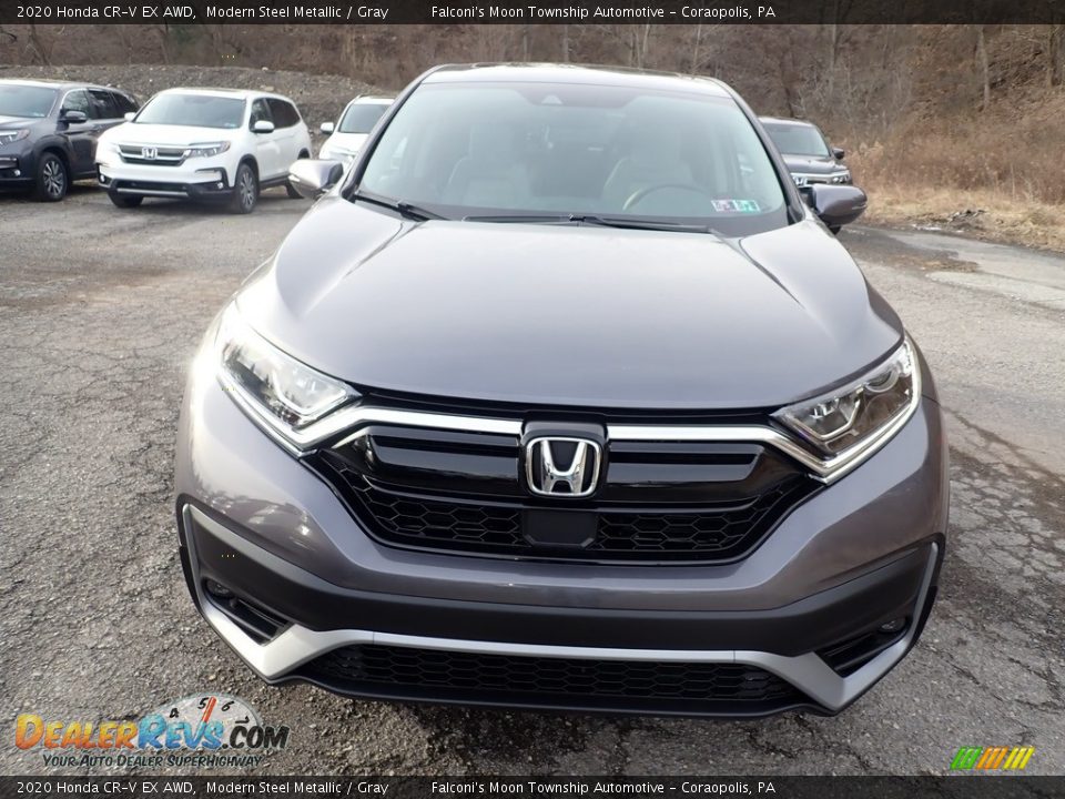 2020 Honda CR-V EX AWD Modern Steel Metallic / Gray Photo #6