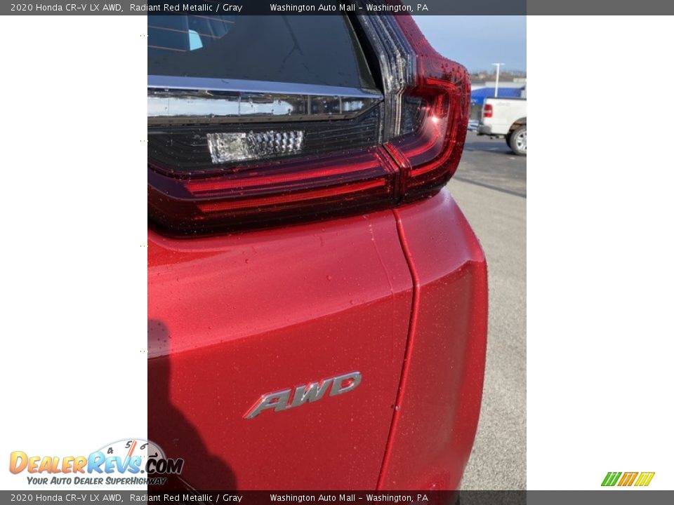 2020 Honda CR-V LX AWD Radiant Red Metallic / Gray Photo #22