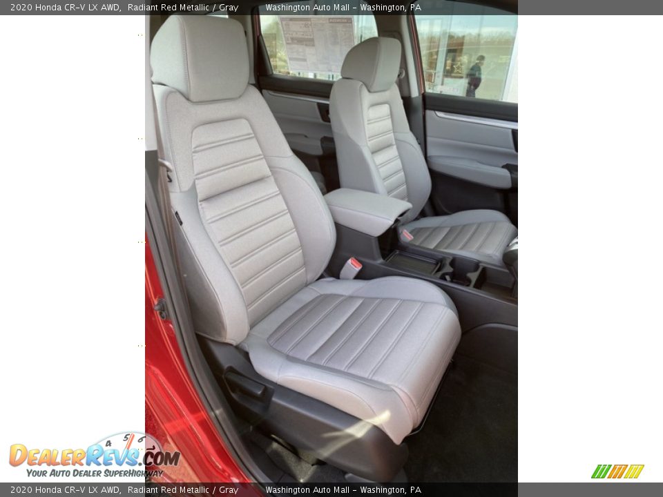 2020 Honda CR-V LX AWD Radiant Red Metallic / Gray Photo #24