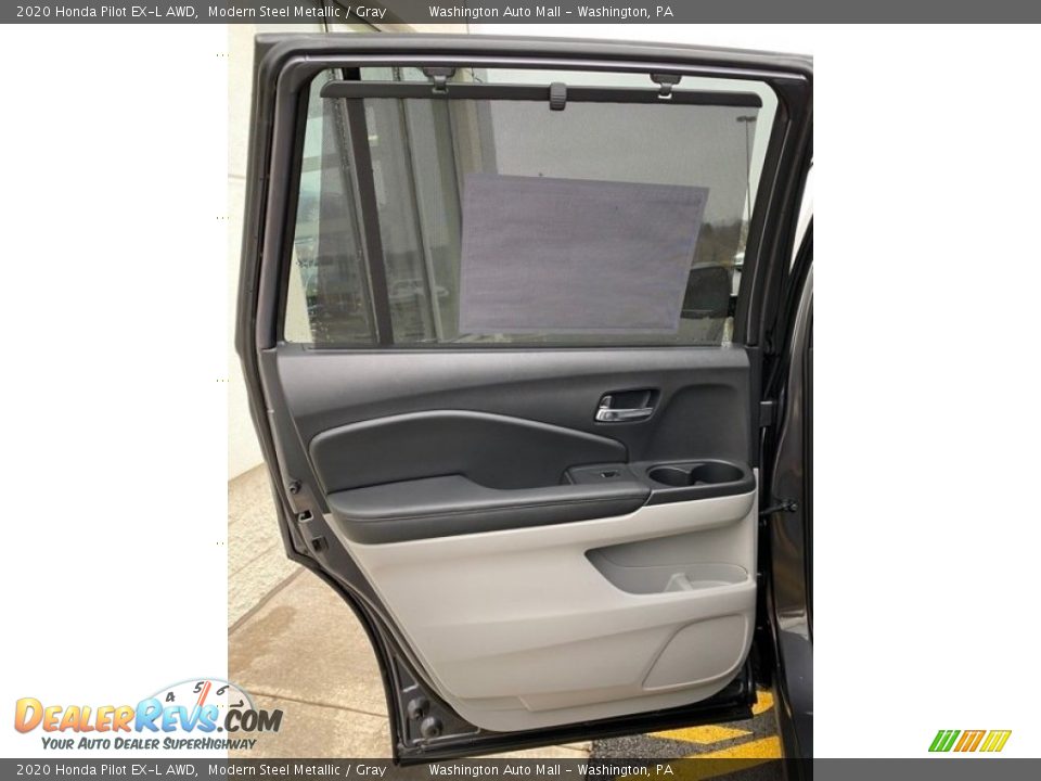 2020 Honda Pilot EX-L AWD Modern Steel Metallic / Gray Photo #16
