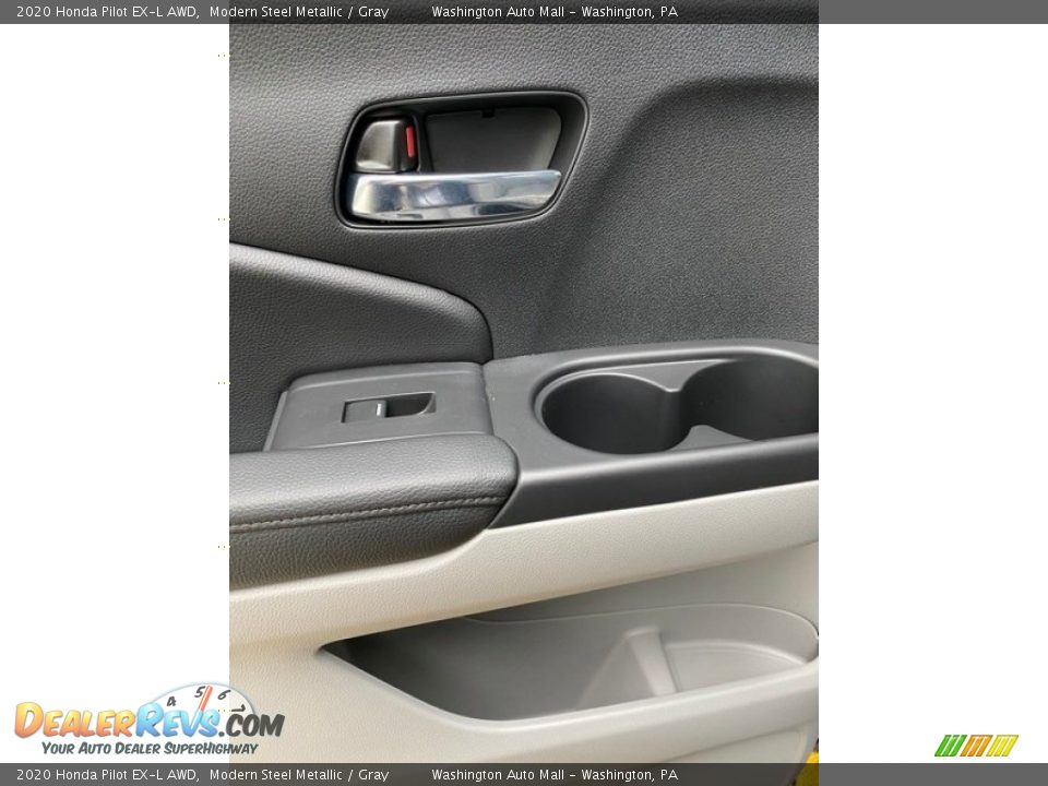 2020 Honda Pilot EX-L AWD Modern Steel Metallic / Gray Photo #17
