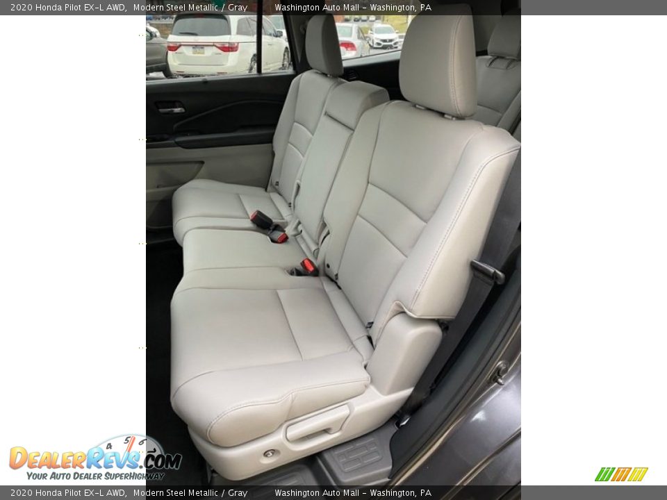 2020 Honda Pilot EX-L AWD Modern Steel Metallic / Gray Photo #18