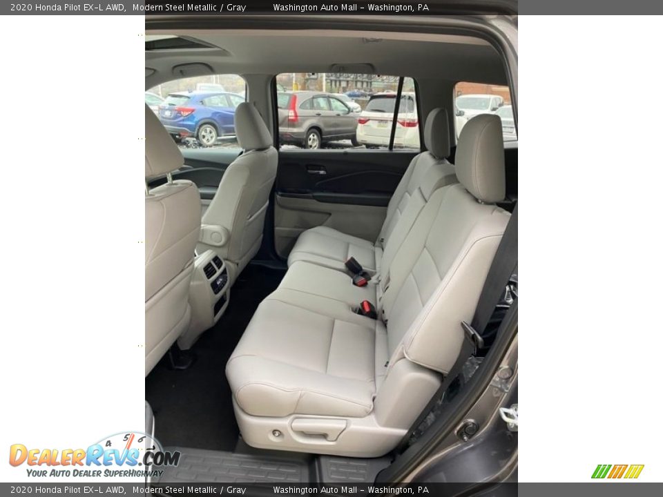 2020 Honda Pilot EX-L AWD Modern Steel Metallic / Gray Photo #19
