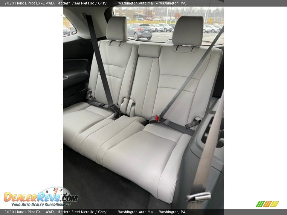 2020 Honda Pilot EX-L AWD Modern Steel Metallic / Gray Photo #21