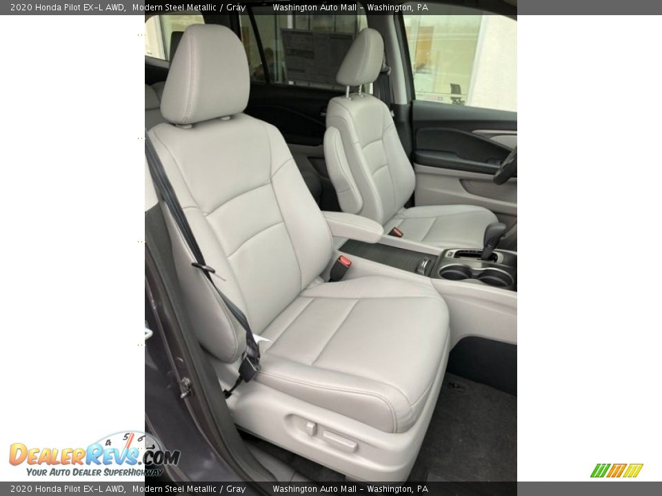 2020 Honda Pilot EX-L AWD Modern Steel Metallic / Gray Photo #29