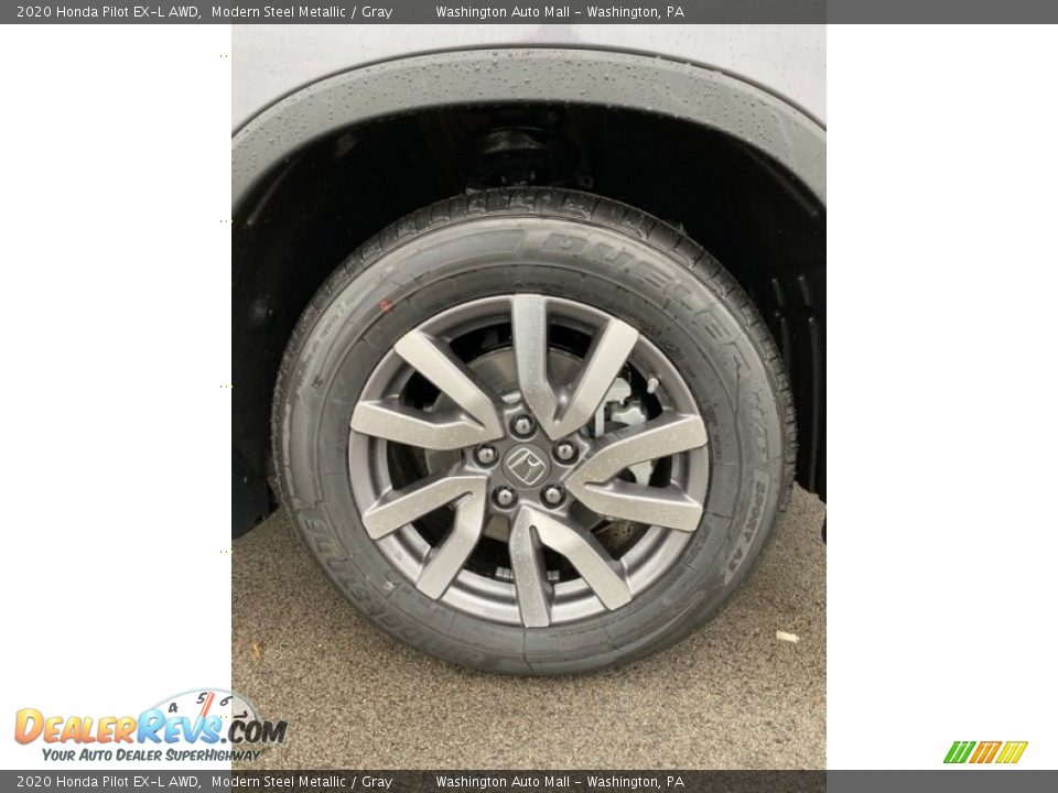 2020 Honda Pilot EX-L AWD Modern Steel Metallic / Gray Photo #32