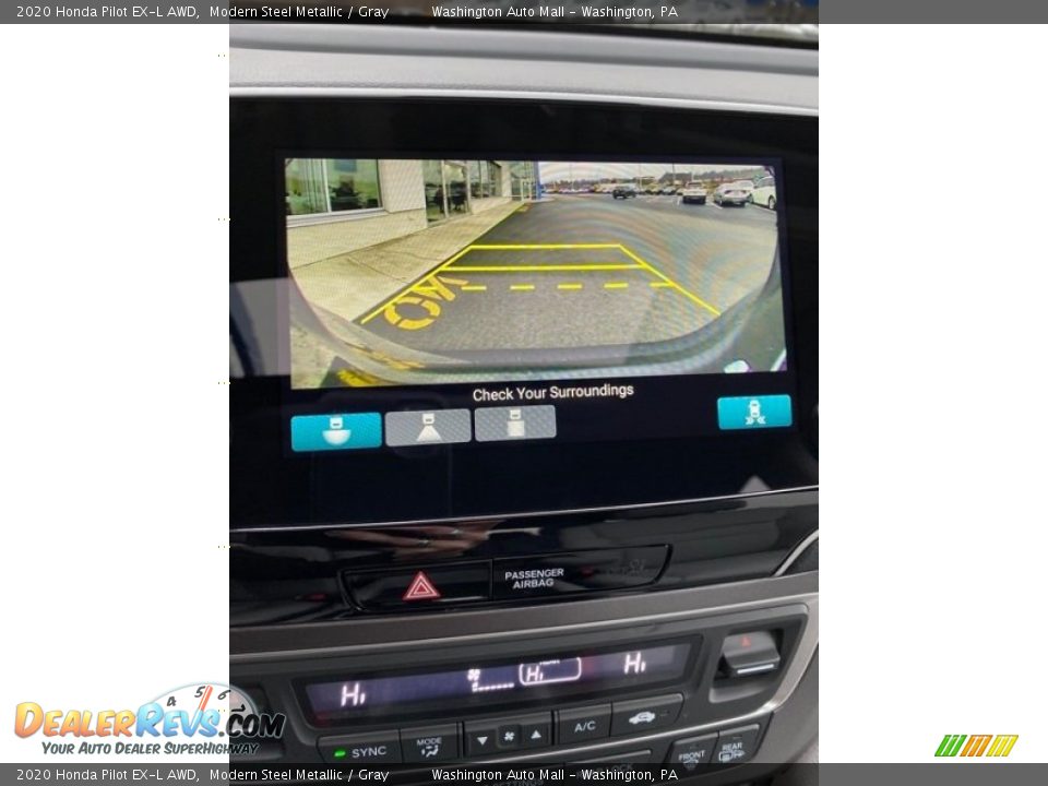 2020 Honda Pilot EX-L AWD Modern Steel Metallic / Gray Photo #35