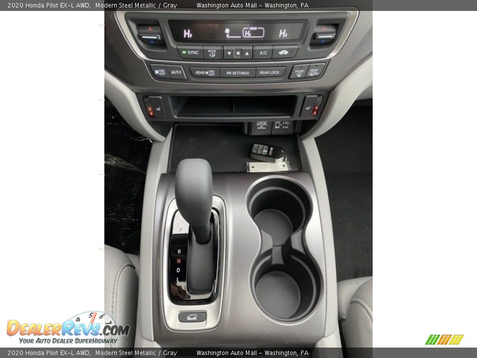 2020 Honda Pilot EX-L AWD Modern Steel Metallic / Gray Photo #36