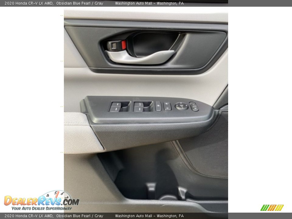 2020 Honda CR-V LX AWD Obsidian Blue Pearl / Gray Photo #11