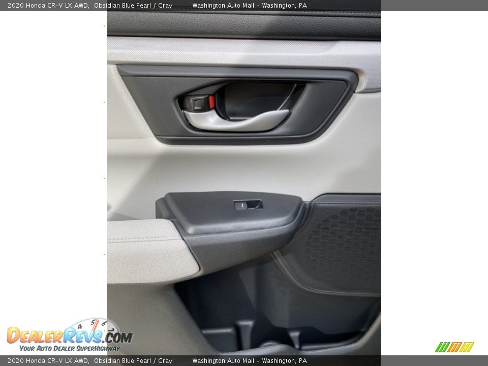 2020 Honda CR-V LX AWD Obsidian Blue Pearl / Gray Photo #17