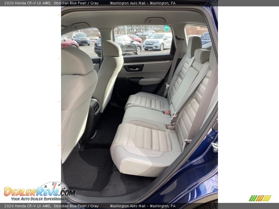 2020 Honda CR-V LX AWD Obsidian Blue Pearl / Gray Photo #19