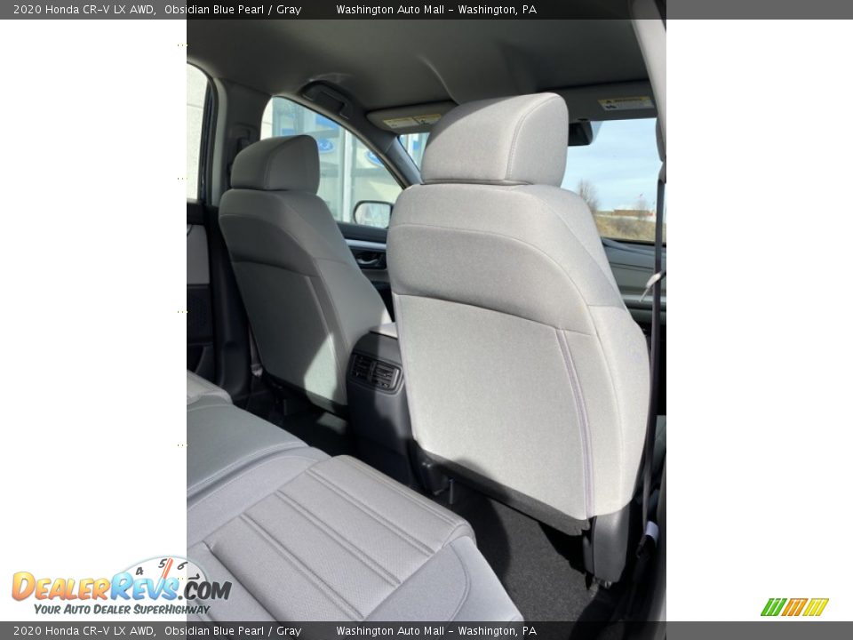 2020 Honda CR-V LX AWD Obsidian Blue Pearl / Gray Photo #23