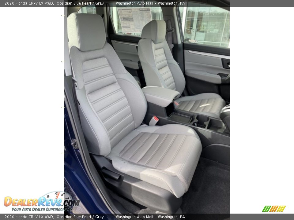 2020 Honda CR-V LX AWD Obsidian Blue Pearl / Gray Photo #24