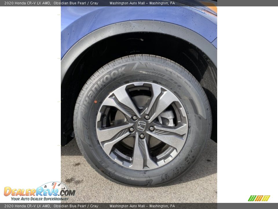 2020 Honda CR-V LX AWD Obsidian Blue Pearl / Gray Photo #26