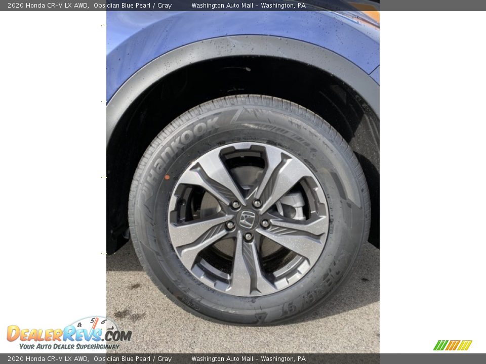 2020 Honda CR-V LX AWD Obsidian Blue Pearl / Gray Photo #26