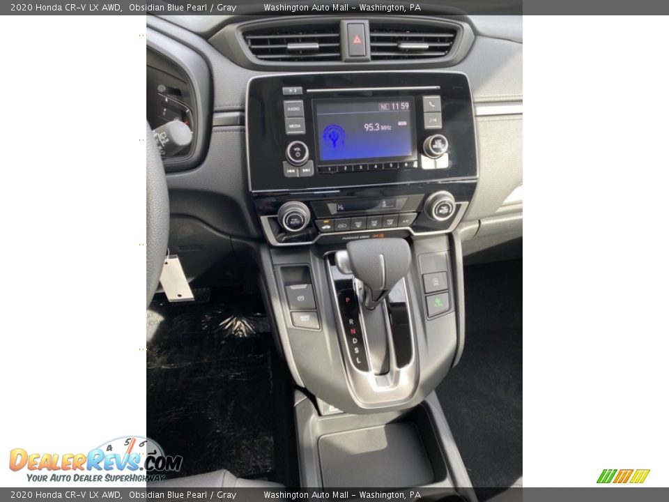 2020 Honda CR-V LX AWD Obsidian Blue Pearl / Gray Photo #28