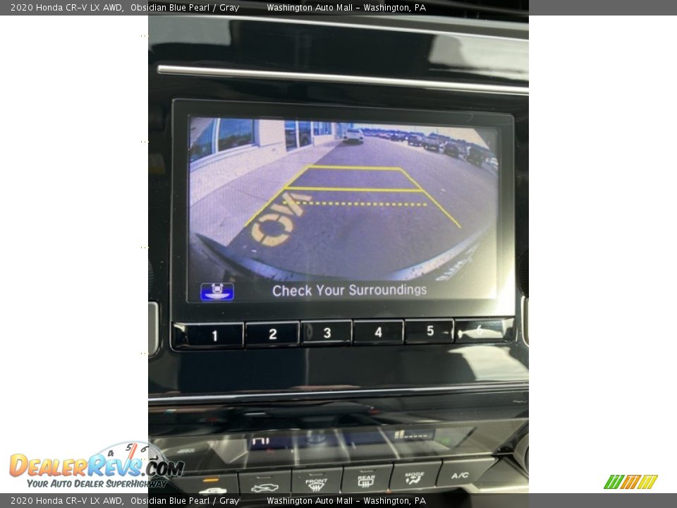 2020 Honda CR-V LX AWD Obsidian Blue Pearl / Gray Photo #29