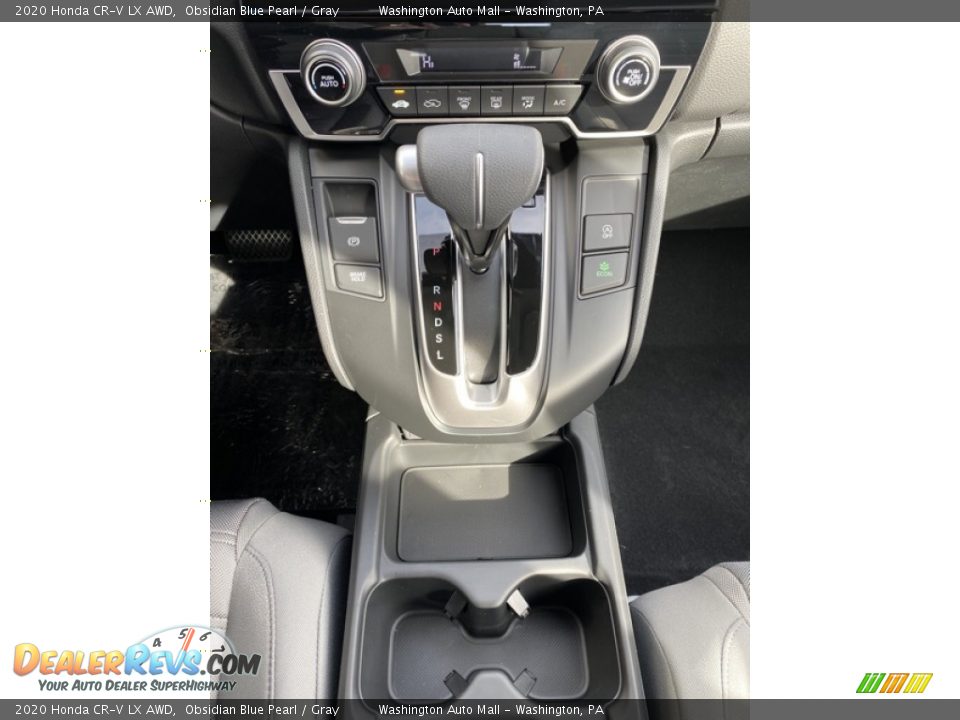 2020 Honda CR-V LX AWD Obsidian Blue Pearl / Gray Photo #30