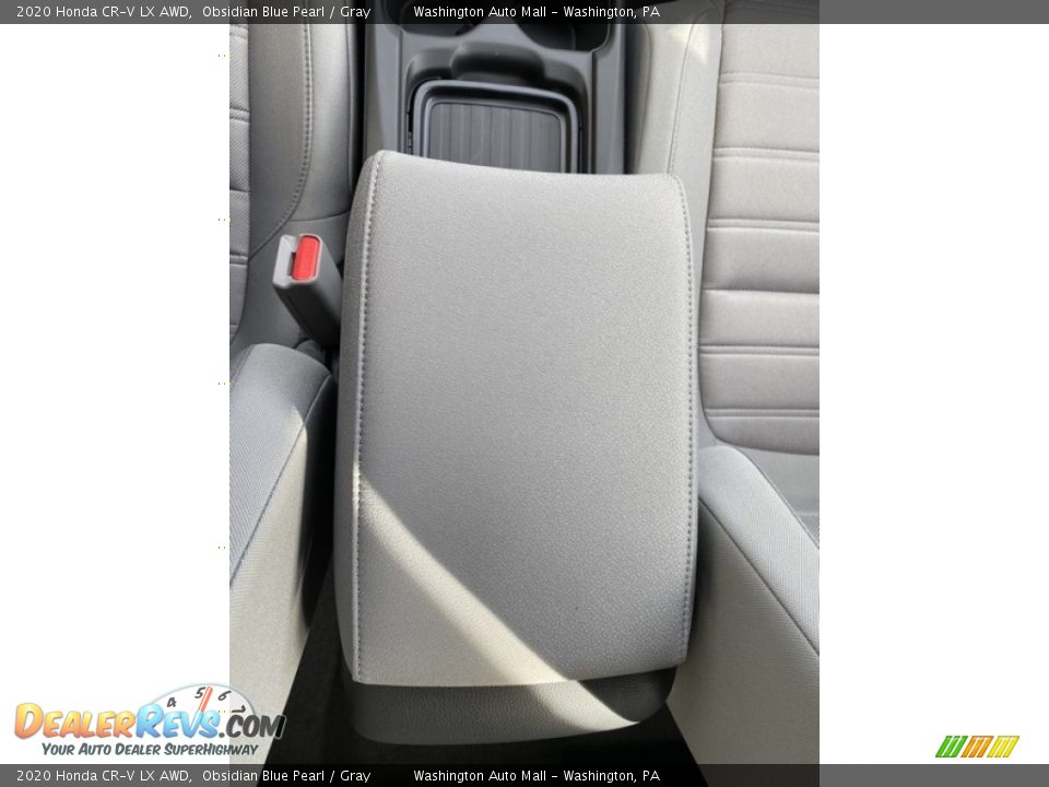 2020 Honda CR-V LX AWD Obsidian Blue Pearl / Gray Photo #31
