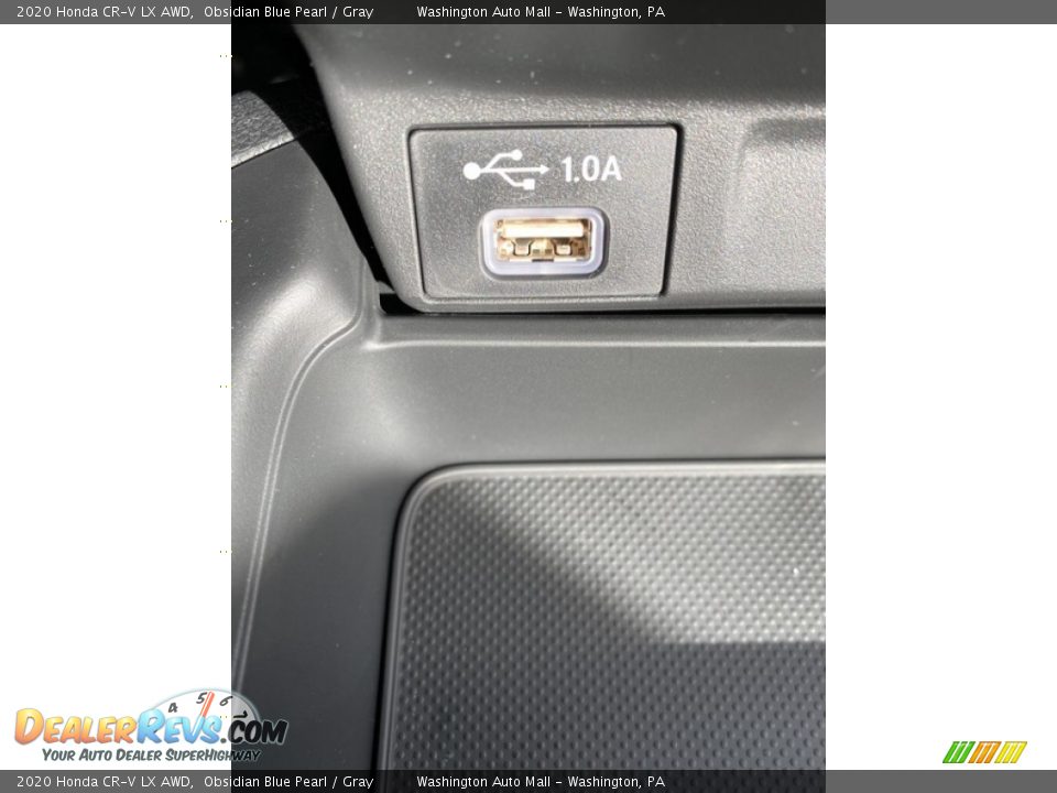 2020 Honda CR-V LX AWD Obsidian Blue Pearl / Gray Photo #32
