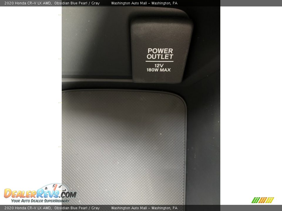 2020 Honda CR-V LX AWD Obsidian Blue Pearl / Gray Photo #33