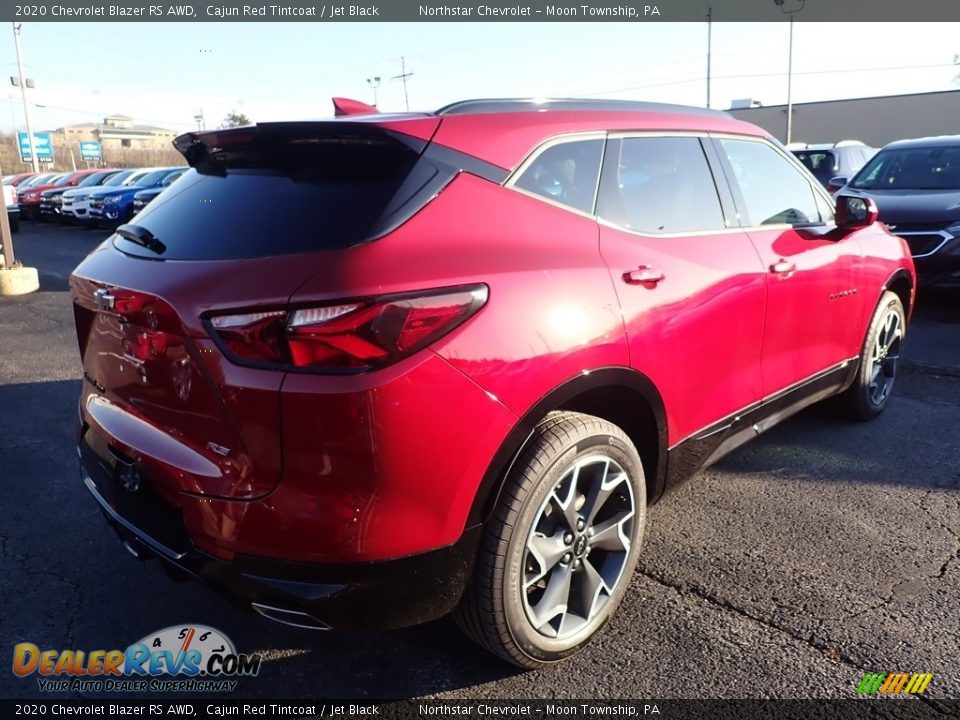 2020 Chevrolet Blazer RS AWD Cajun Red Tintcoat / Jet Black Photo #4
