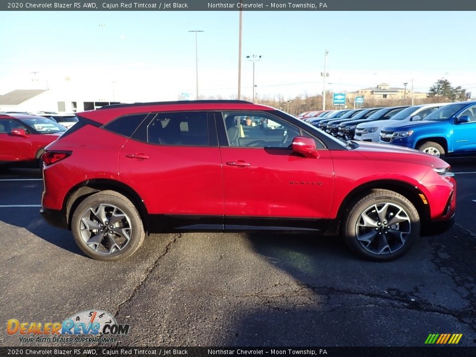 2020 Chevrolet Blazer RS AWD Cajun Red Tintcoat / Jet Black Photo #5