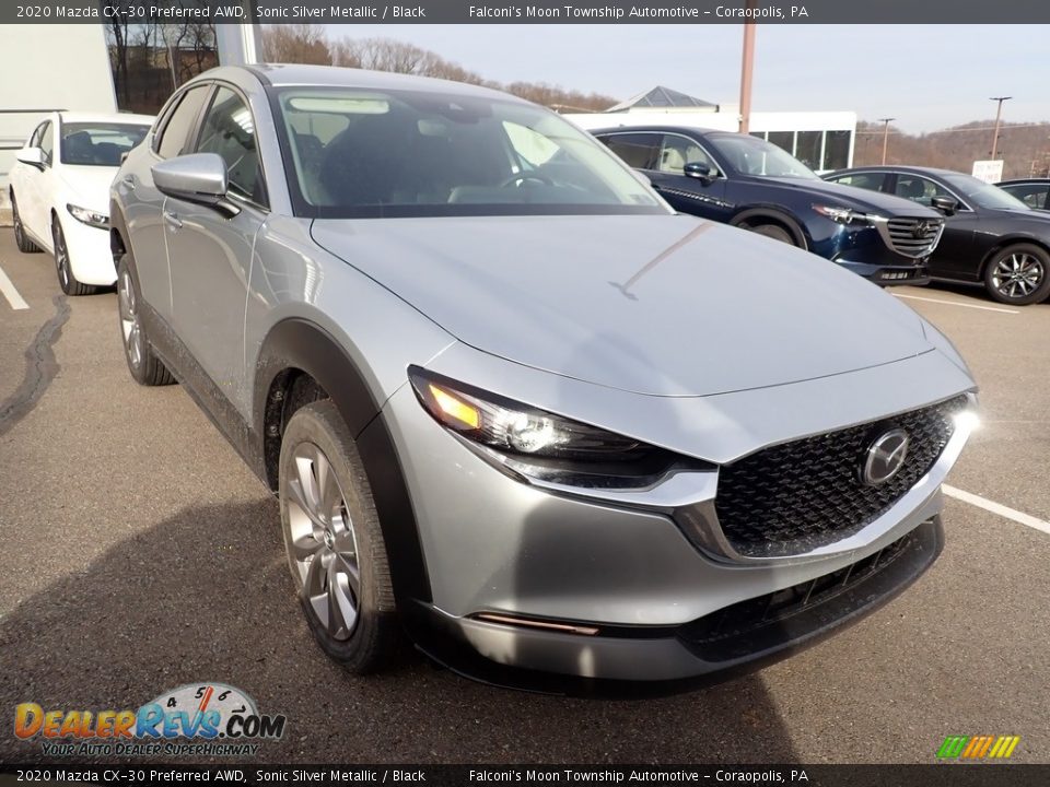 2020 Mazda CX-30 Preferred AWD Sonic Silver Metallic / Black Photo #3