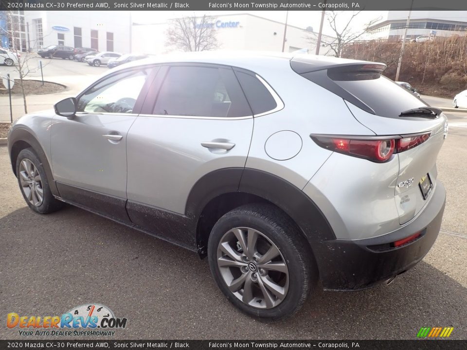 2020 Mazda CX-30 Preferred AWD Sonic Silver Metallic / Black Photo #6