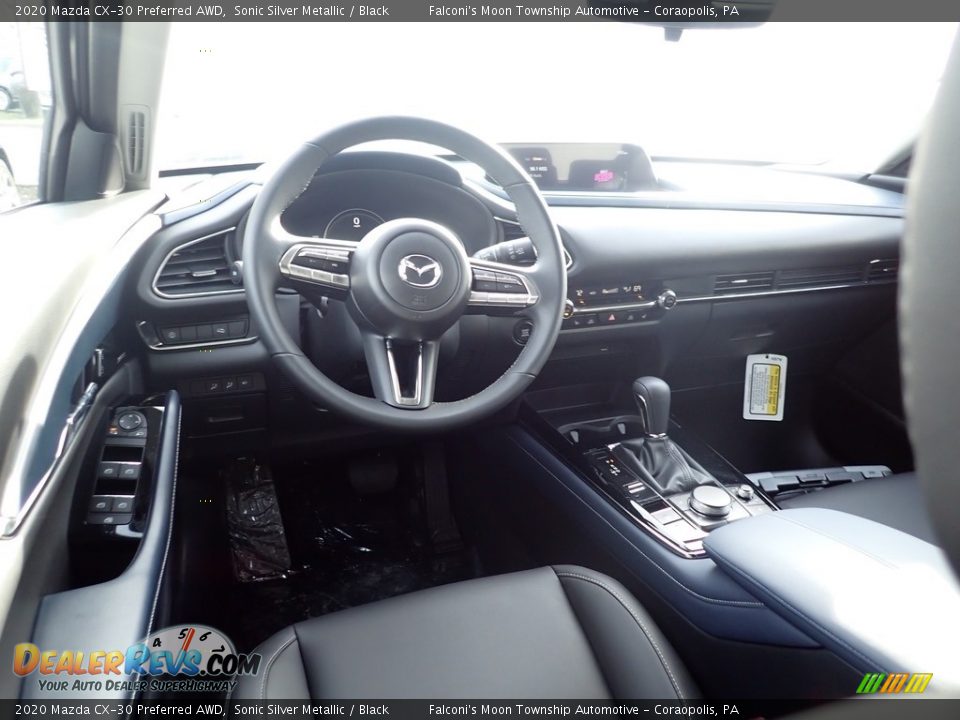 2020 Mazda CX-30 Preferred AWD Sonic Silver Metallic / Black Photo #9