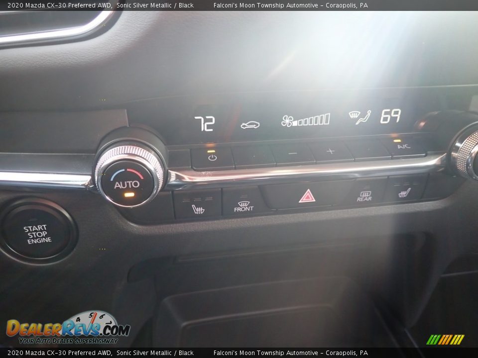 2020 Mazda CX-30 Preferred AWD Sonic Silver Metallic / Black Photo #14