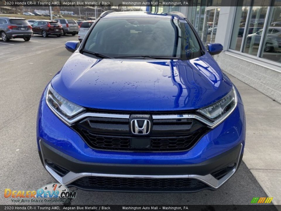 2020 Honda CR-V Touring AWD Aegean Blue Metallic / Black Photo #3