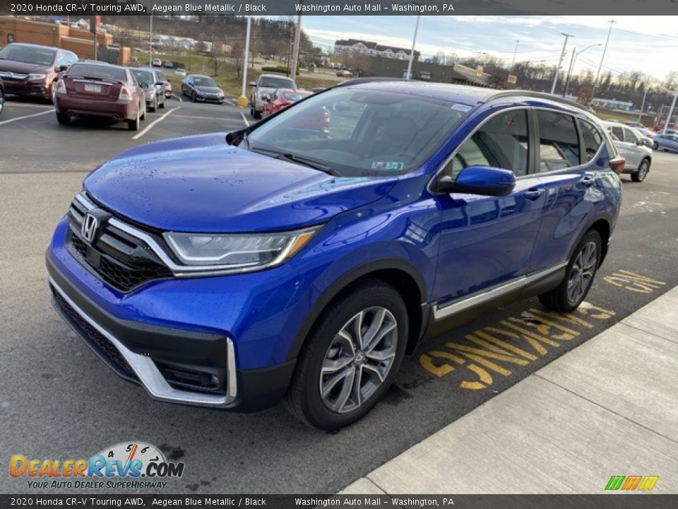 2020 Honda CR-V Touring AWD Aegean Blue Metallic / Black Photo #4