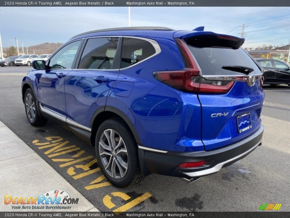 2020 Honda CR-V Touring AWD Aegean Blue Metallic / Black Photo #5