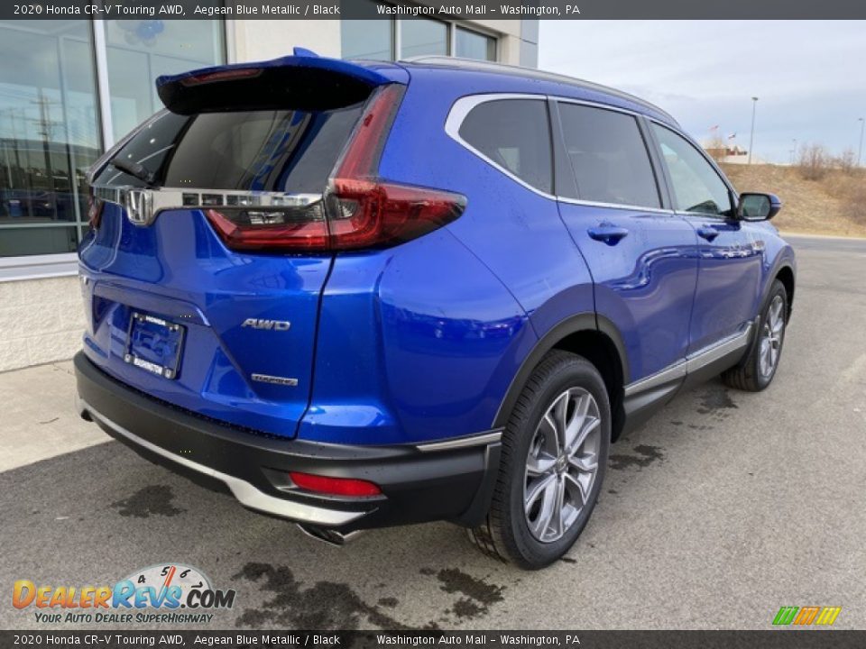 2020 Honda CR-V Touring AWD Aegean Blue Metallic / Black Photo #7