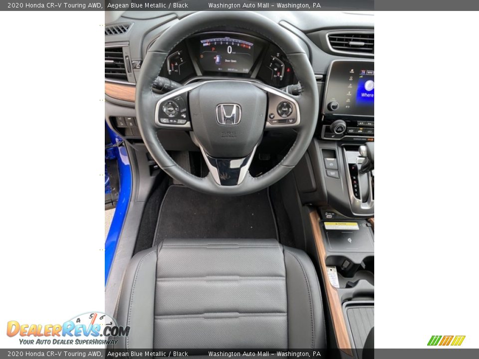 2020 Honda CR-V Touring AWD Aegean Blue Metallic / Black Photo #13