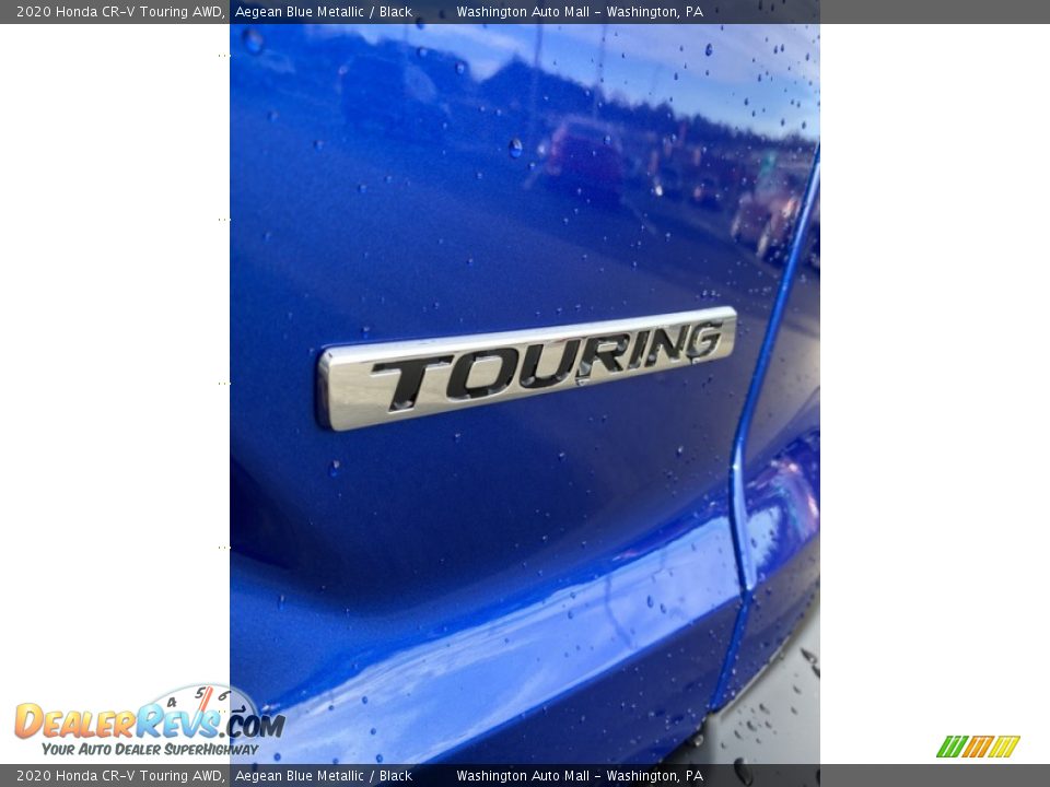 2020 Honda CR-V Touring AWD Aegean Blue Metallic / Black Photo #23