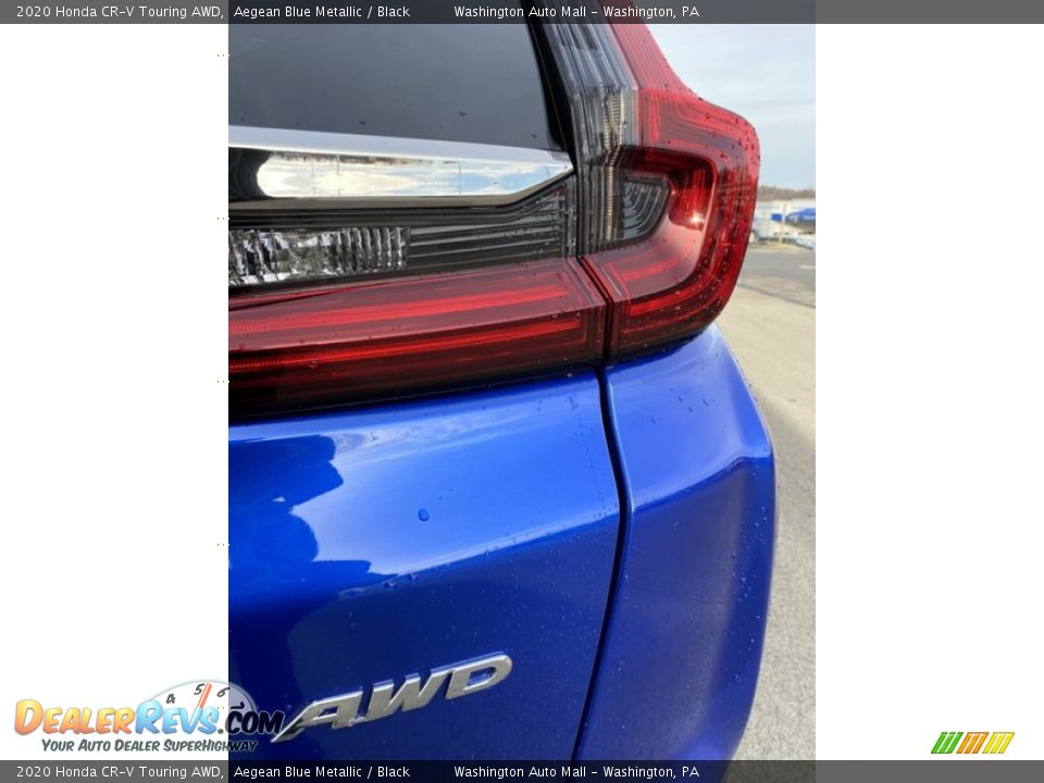 2020 Honda CR-V Touring AWD Aegean Blue Metallic / Black Photo #24