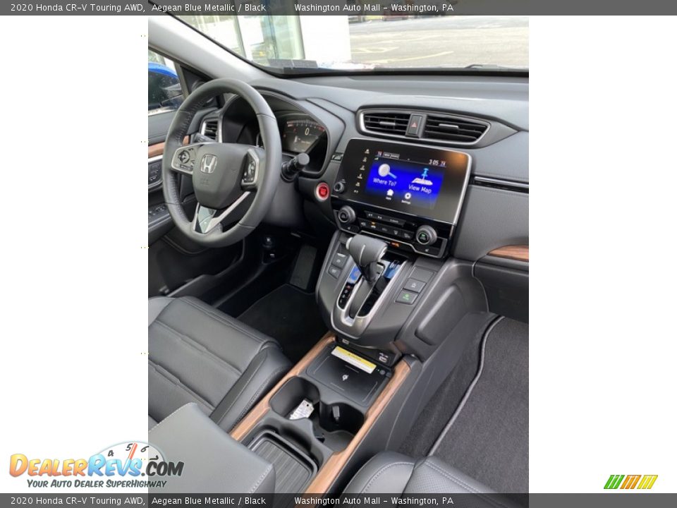 2020 Honda CR-V Touring AWD Aegean Blue Metallic / Black Photo #27