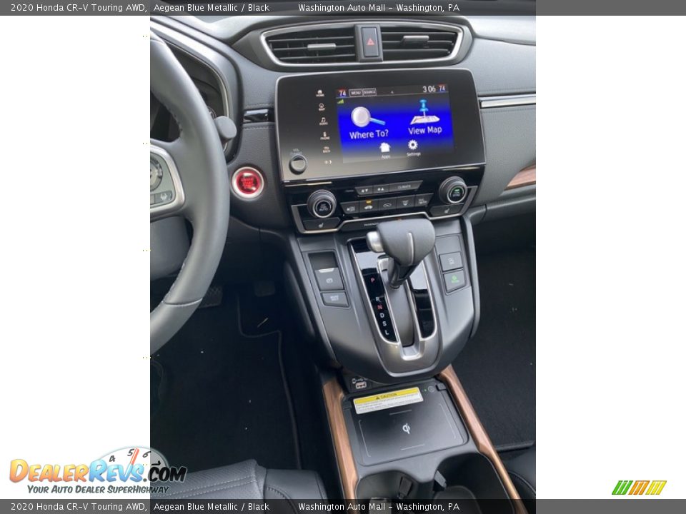 2020 Honda CR-V Touring AWD Aegean Blue Metallic / Black Photo #31