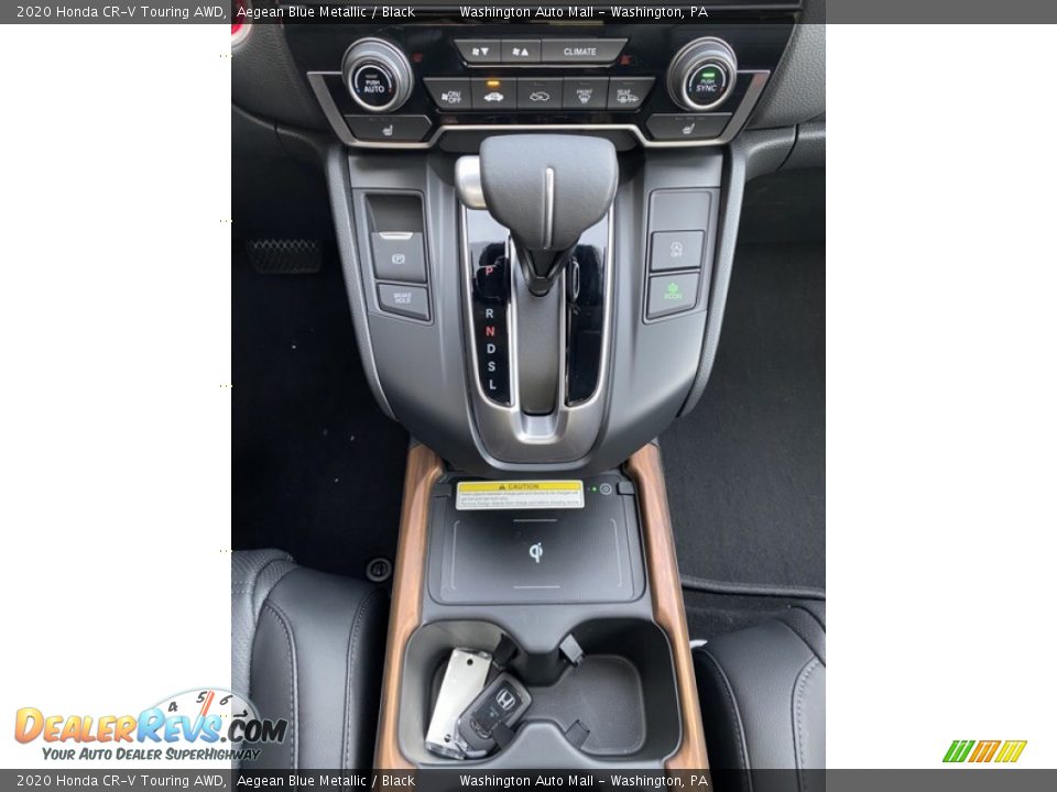 2020 Honda CR-V Touring AWD Aegean Blue Metallic / Black Photo #33