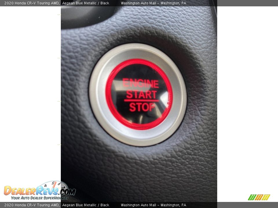 2020 Honda CR-V Touring AWD Aegean Blue Metallic / Black Photo #35