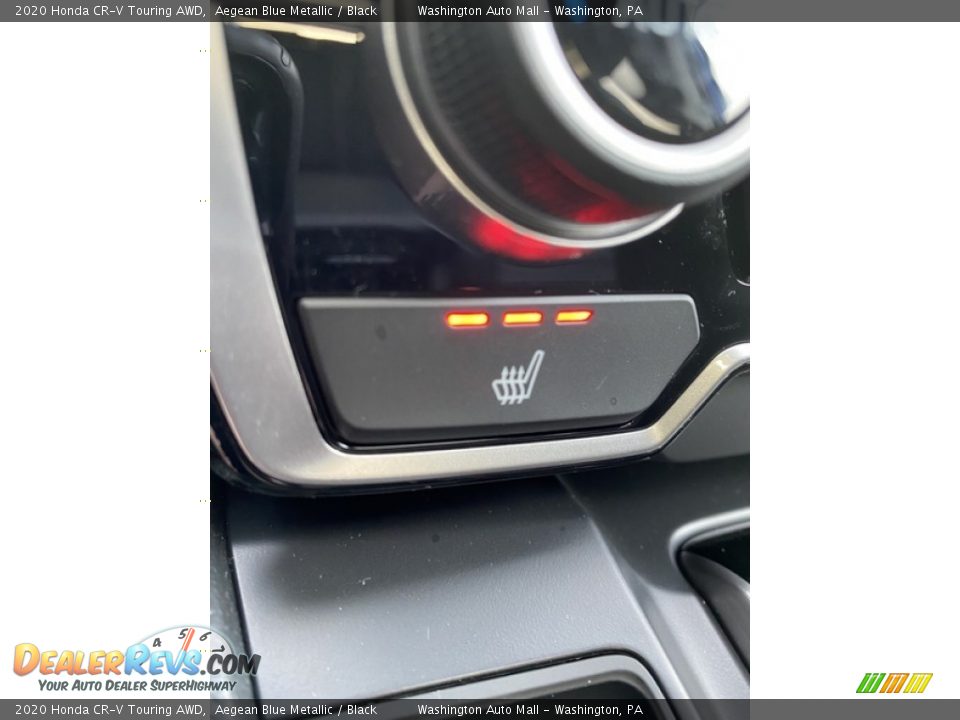 2020 Honda CR-V Touring AWD Aegean Blue Metallic / Black Photo #36