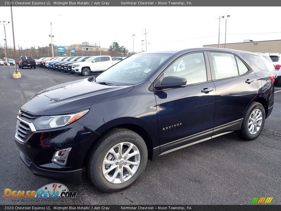 2020 Chevrolet Equinox LS Midnight Blue Metallic / Ash Gray Photo #1