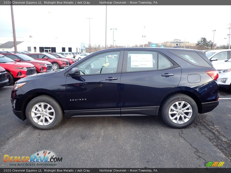 2020 Chevrolet Equinox LS Midnight Blue Metallic / Ash Gray Photo #2