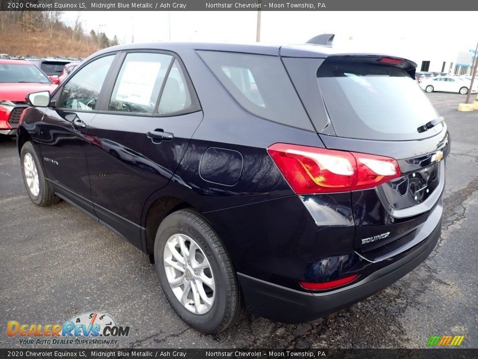 2020 Chevrolet Equinox LS Midnight Blue Metallic / Ash Gray Photo #3